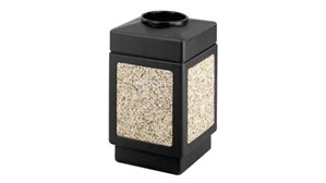 Trash Cans & Waste Receptacles Safco Office Furniture 38 Gallon Top Open Waste Receptacle