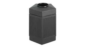 Trash Cans & Waste Receptacles Safco Office Furniture 45 Gallon in Door/Outdoor Receptacle