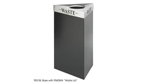 Trash Cans & Waste Receptacles Safco Office Furniture 17 Gallon Waste Receptacle