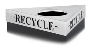 Trash Cans & Waste Receptacles Safco Office Furniture Recycle Recycling Receptacle Lid