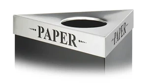 Trash Cans & Waste Receptacles Safco Office Furniture Paper Recycling Receptacle Lid