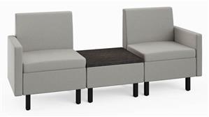 Sofas Safco Office Furniture 2 Person Lounge Seating with Center Table