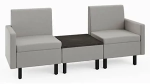 Sofas Safco Office Furniture 2 Person Lounge Seating with Center Table