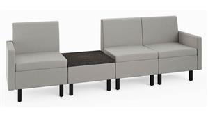 Sofas Safco Office Furniture 3 Person Lounge Seating with Table