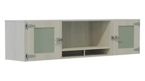 Desk Hutches Safco Office Furniture 72” Hutch with Glass Doors