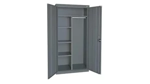 Tall Storage Cabinets Sandusky Lee 36in W x 24in D x 72in H Combination Cabinet