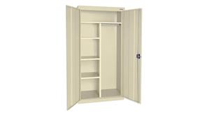 Tall Storage Cabinets Sandusky Lee 36in W x 24in D x 72in H Combination Cabinet