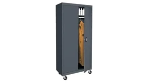 Mobile Storage Cabinets Sandusky Lee 46in W x 24in D x 78in H Transport Mobile Wardrobe Cabinet
