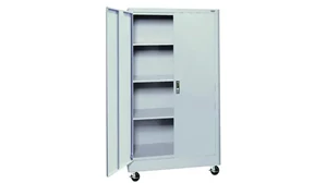 Mobile Storage Cabinets Sandusky Lee 46in W x 24in D x 78in H Mobile Storage Cabinet