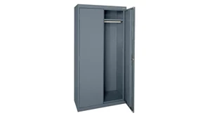 Tall Storage Cabinets Sandusky Lee 46in W x 24in D x 72in H Wardrobe Cabinet