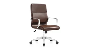 Conference Room Chairs Woodstock Mid Back Leather Swivel Chair