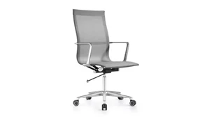 Conference Room Chairs Woodstock High Back Mesh Swivel Chair