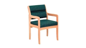 Lobby & Guest Chairs - Wood Wooden Mallet Single Standard Leg Chair