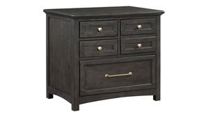 Lateral File Cabinets Wilshire Furniture 34in W Combo Lateral File