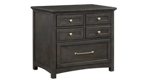 Lateral File Cabinets Wilshire Furniture 34in W Combo Lateral File
