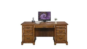 Wood Veneer Desks Wilshire Furniture Executive Desk 66in
