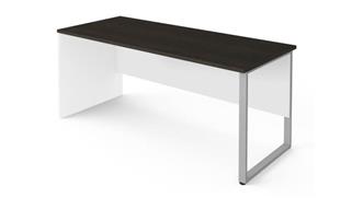Computer Tables Bestar Office Furniture 6ft x 30in Table with Rectangular Metal Legs