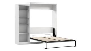 Murphy Beds - Queen Bestar Office Furniture 90in W Queen Murphy Bed with Closet Organizer