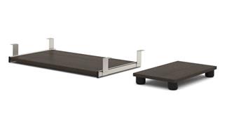 Desk Parts & Accessories Bestar Office Furniture Keyboard Shelf and CPU Platform
