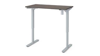 Adjustable Height Desks & Tables Bestar Office Furniture 24in x 48in Electric Height Adjustable Table