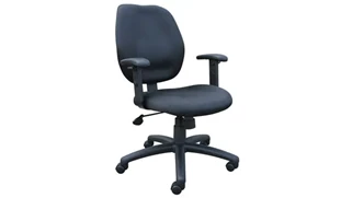 Ergonomic Task Chairs WFB Designs Mid Back Task Chair with Arms