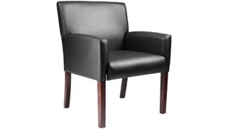 Lobby & Guest Chairs - Wood WFB Designs Reception Box Arm Chair