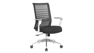 Ergonomic Task Chairs WFB Designs Mesh Back Task Chair with Aluminum Arms & Base