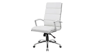 Ergonomic Task Chairs WFB Designs Executive CaressoftPlus™ Chair with Metal Chrome Finish