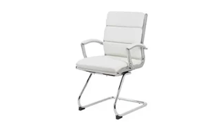Lobby & Guest Chairs - Metal WFB Designs Executive CaressoftPlus™ Guest Chair with Metal Chrome Finish