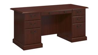 Executive Desks Bush Furniture Executive Desk with Drawers