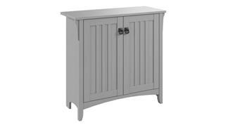 Storage Cabinets Bush Furnishings Small Storage Cabinet with Doors and Shelves