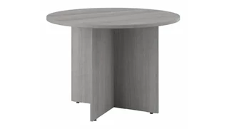 Conference Tables Bush Furniture 42in W Round Conference Table with Wood Base