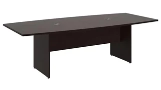 Conference Tables Bush Furniture 8ft W x 42in D Boat Shaped Conference Table with Wood Base