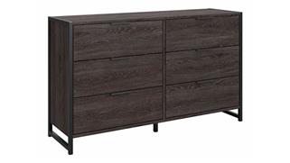 Dressers Bush Furniture 6 Drawer Dresser