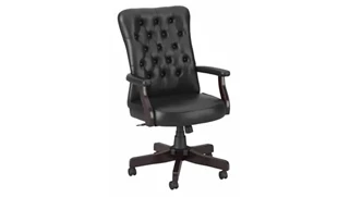 Executive Desk Chairs Bush Furniture High Back Tufted Office Chair with Arms