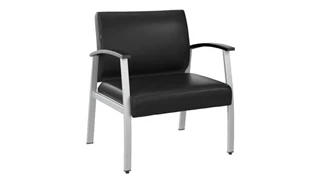 Lobby & Guest Chairs - Metal Bush Furniture Bariatric Waiting Room Guest Chair with Arms