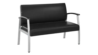 Loveseats Bush Furniture Waiting Room Loveseat with Arms