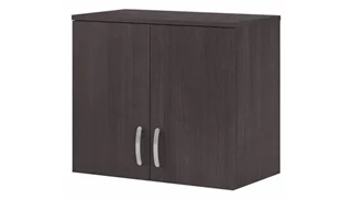 Low Storage Cabinets Bush Furnishings Closet Wall Cabinet with Doors and Shelves