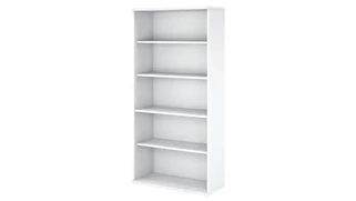 Standard Bookcases Bush Furnishings 5 Shelf Bookcase
