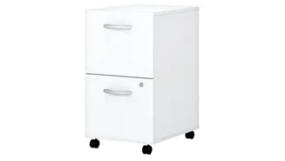 Mobile File Cabinets Bush Furnishings 2 Drawer Mobile File Cabinet - Assembled