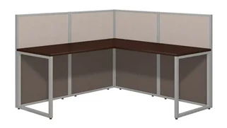 Cubicles Bush Furniture 60in W L-Desk Open Office with 45inPanels