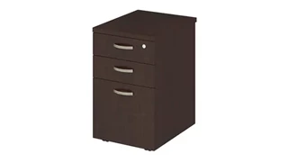 Mobile File Cabinets Bush Furnishings 16in W 3 Drawer Mobile File Cabinet