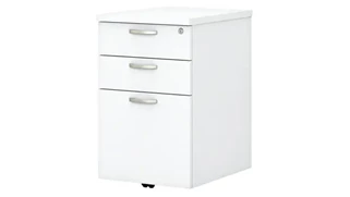 Mobile File Cabinets Bush Furnishings 16in W 3 Drawer Mobile File Cabinet