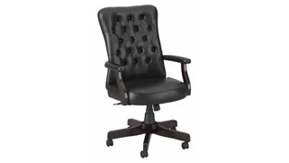 Executive Desk Chairs Bush Furniture High Back Tufted Office Chair with Arms