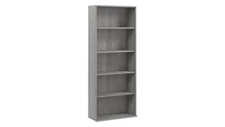 Standard Bookcases Bush Furnishings Tall 5 Shelf Bookcase