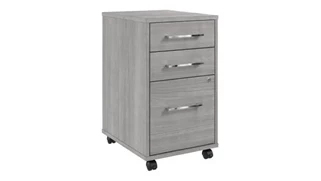 Mobile File Cabinets Bush Furnishings 3 Drawer Mobile File Cabinet