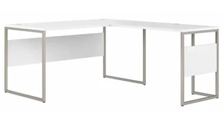 L Shaped Desk Shells Bush Furniture 60in W x 72in D L-Shaped Table Desk with Metal Legs