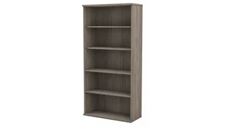 Standard Bookcases Bush Furnishings Tall 5 Shelf Bookcase