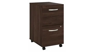 Mobile File Cabinets Bush Furnishings 2 Drawer Mobile File Cabinet - Assembled