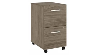 Mobile File Cabinets Bush Furnishings 2 Drawer Mobile File Cabinet - Assembled